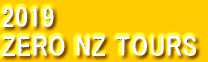 2019 ZERO NZ TOURS